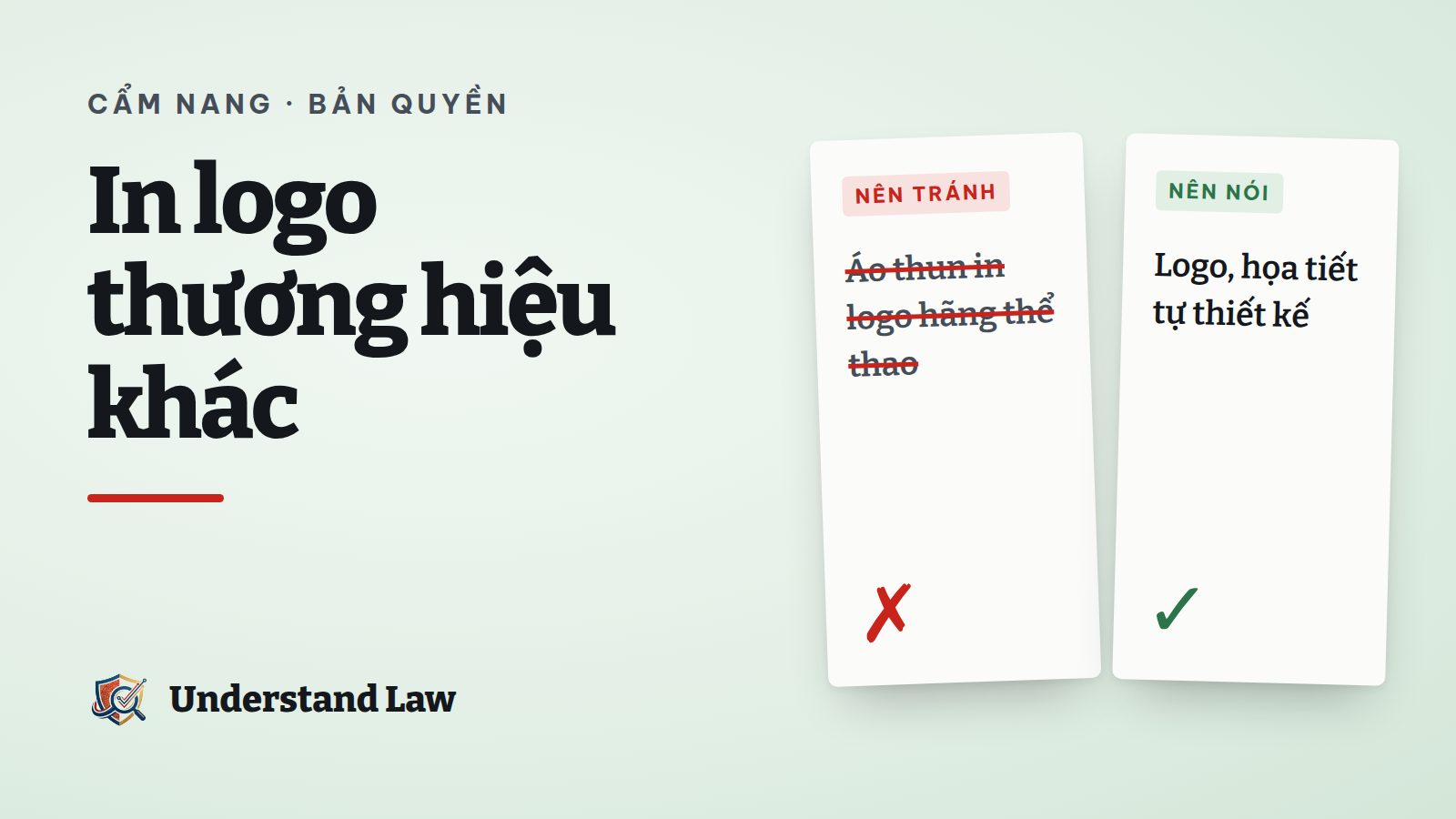 Hai thẻ so sánh cách thiết kế sản phẩm nên tránh và nên làm