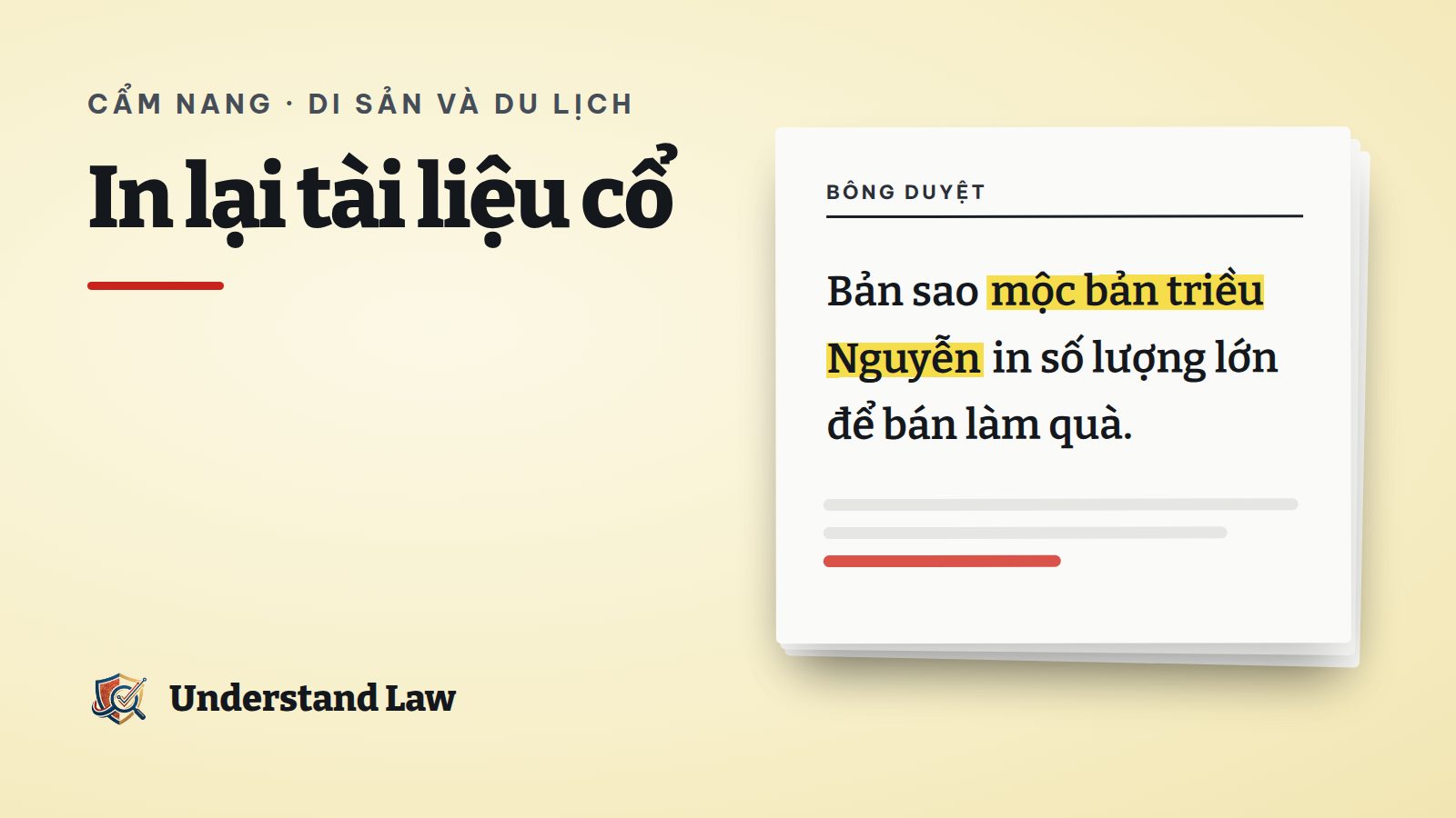 Bản scan mộc bản có dấu ghi chú bản sao