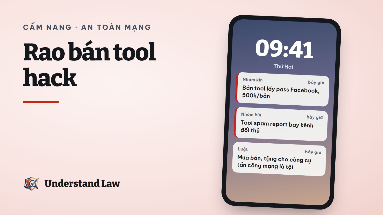 Bài rao bán tool hack trong nhóm chat