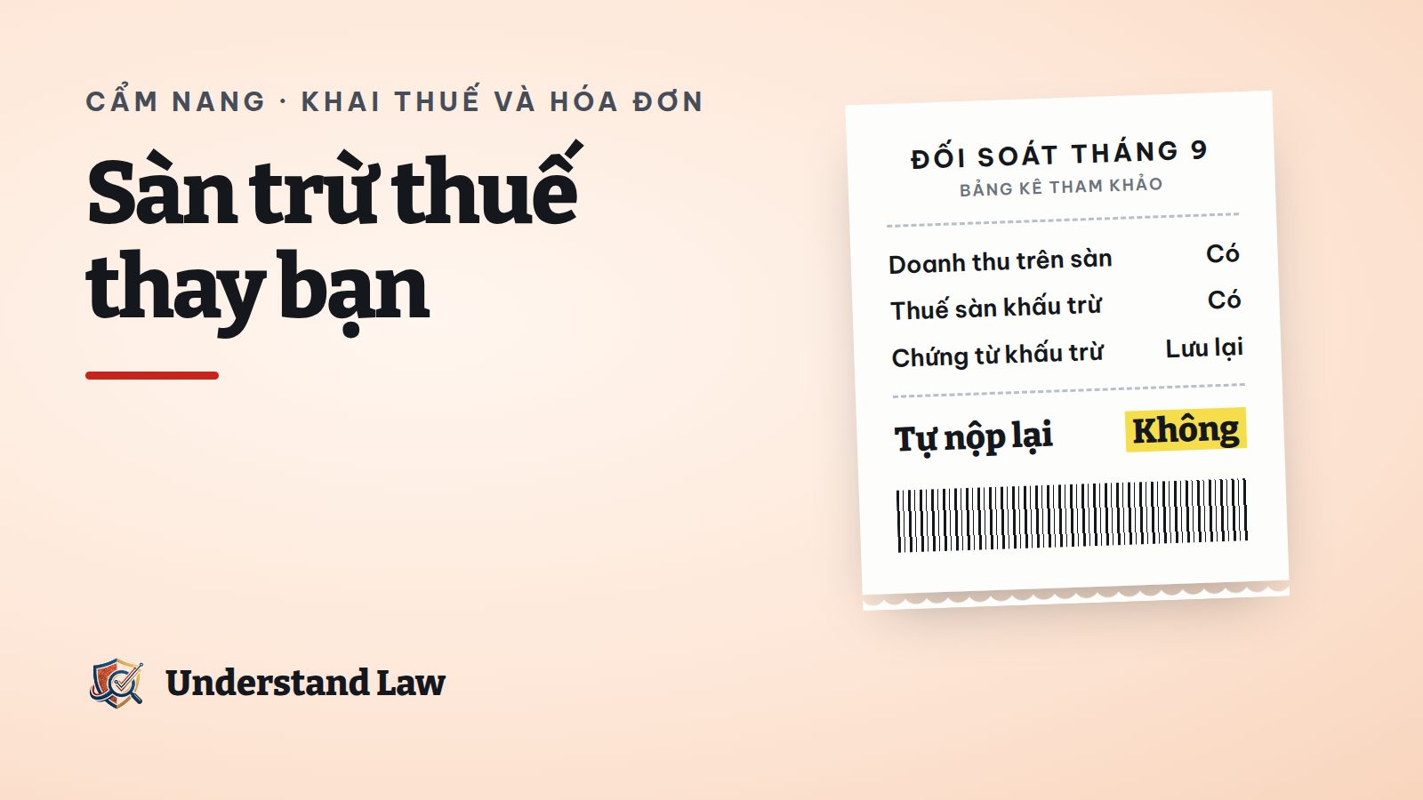 Bảng đối soát tham khảo với dòng thuế sàn khấu trừ, khai thay, nộp thay