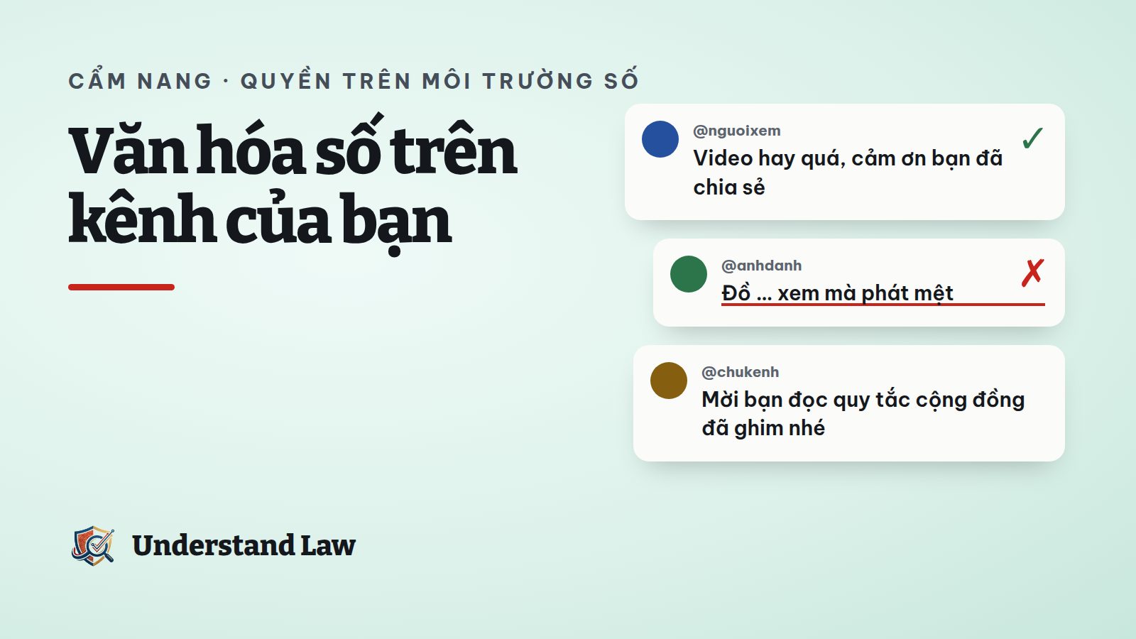 Chuỗi bình luận văn minh và một bình luận thô tục bị gạch