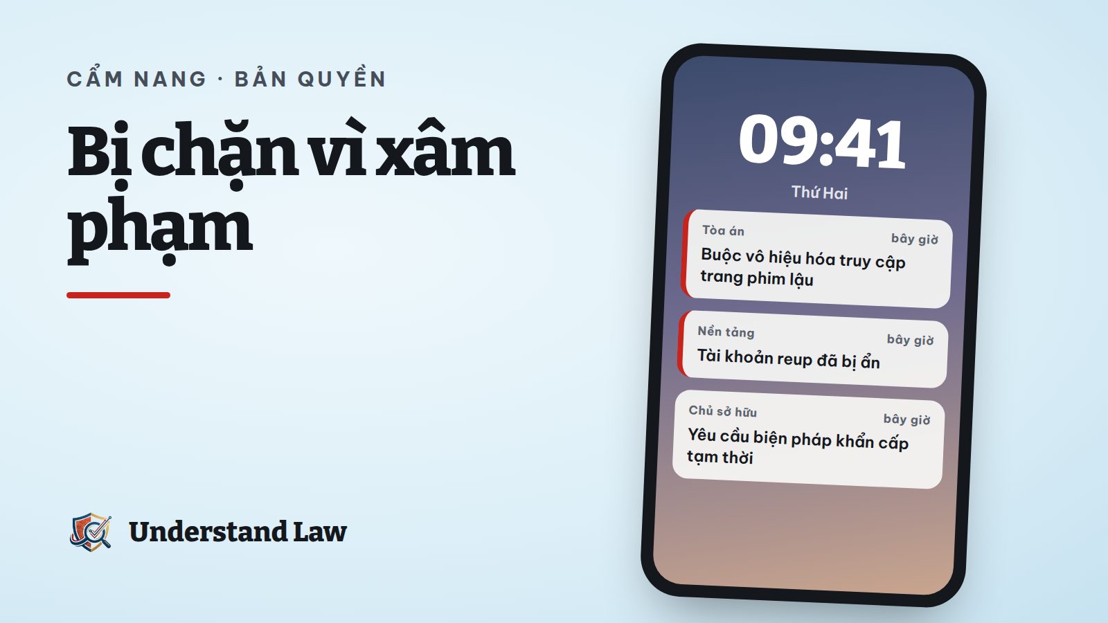 Trang web lậu bị chặn truy cập