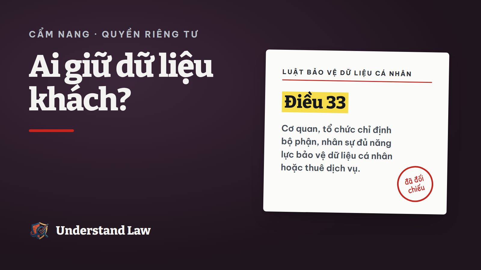 Thẻ tên nhân sự phụ trách bảo vệ dữ liệu cá nhân