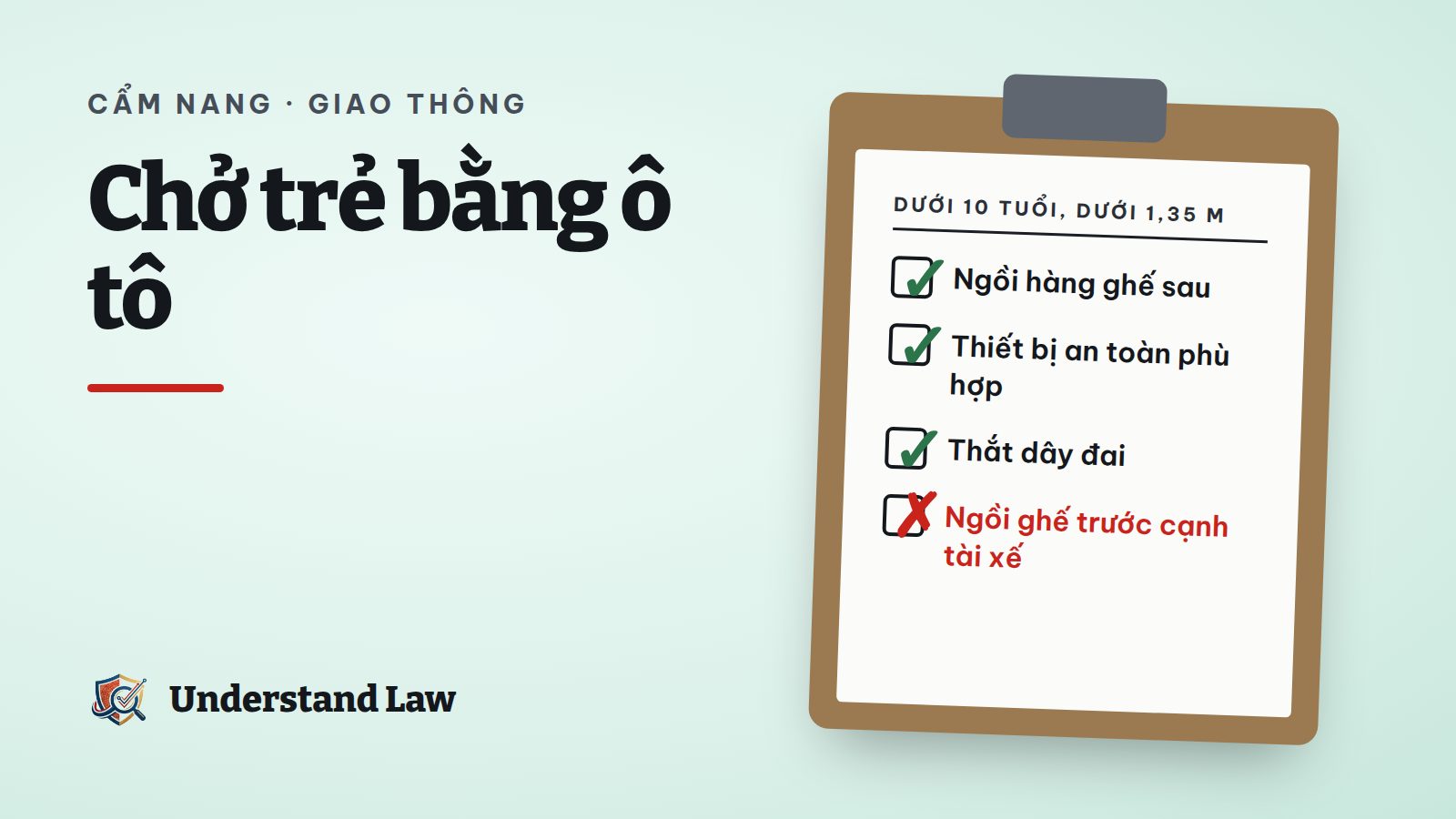 Ghế an toàn trẻ em lắp ở hàng ghế sau ô tô