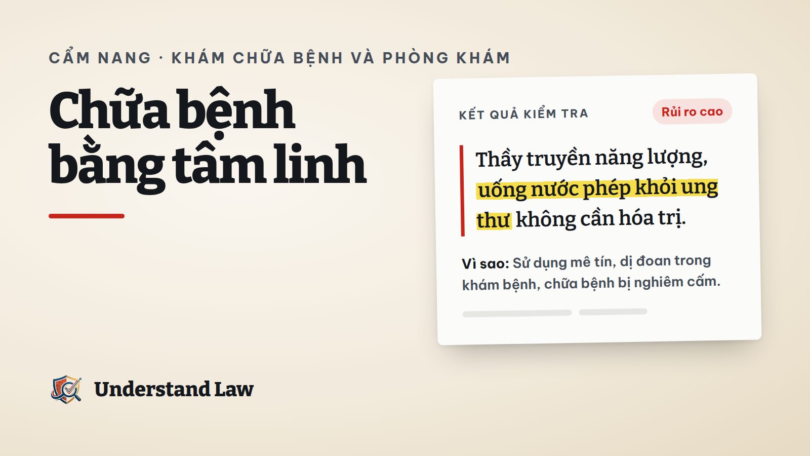 Bàn thờ và chai nước phép quảng cáo chữa bệnh bị gạch bỏ