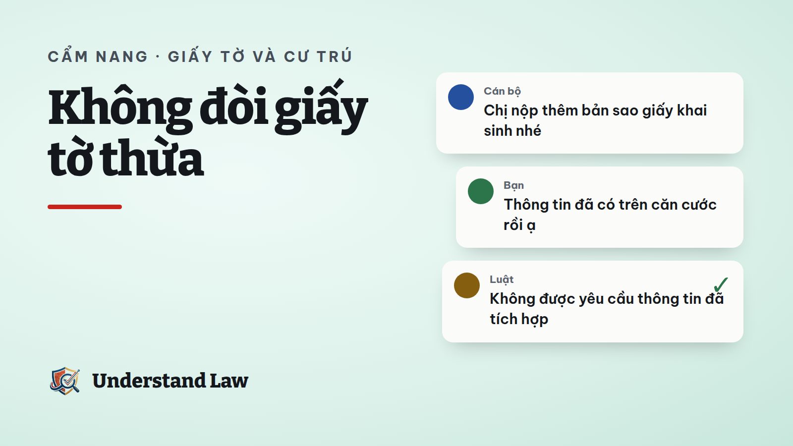 Thẻ căn cước đặt trên chồng giấy tờ bị gạch bỏ