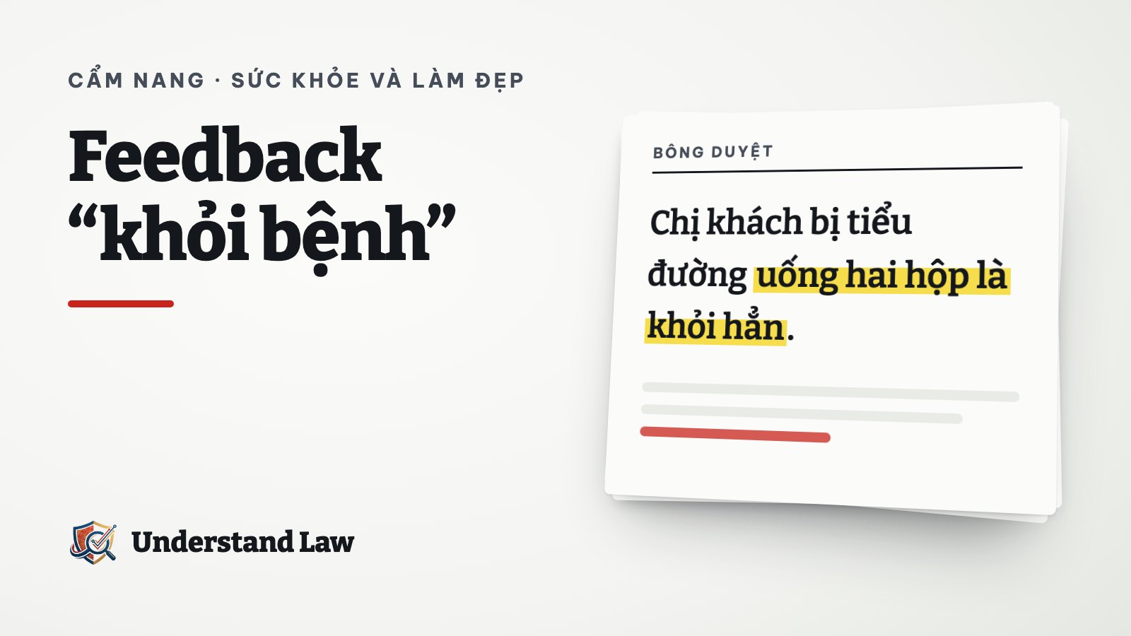 Tờ bông duyệt với câu feedback khỏi bệnh bị bút đỏ đánh dấu