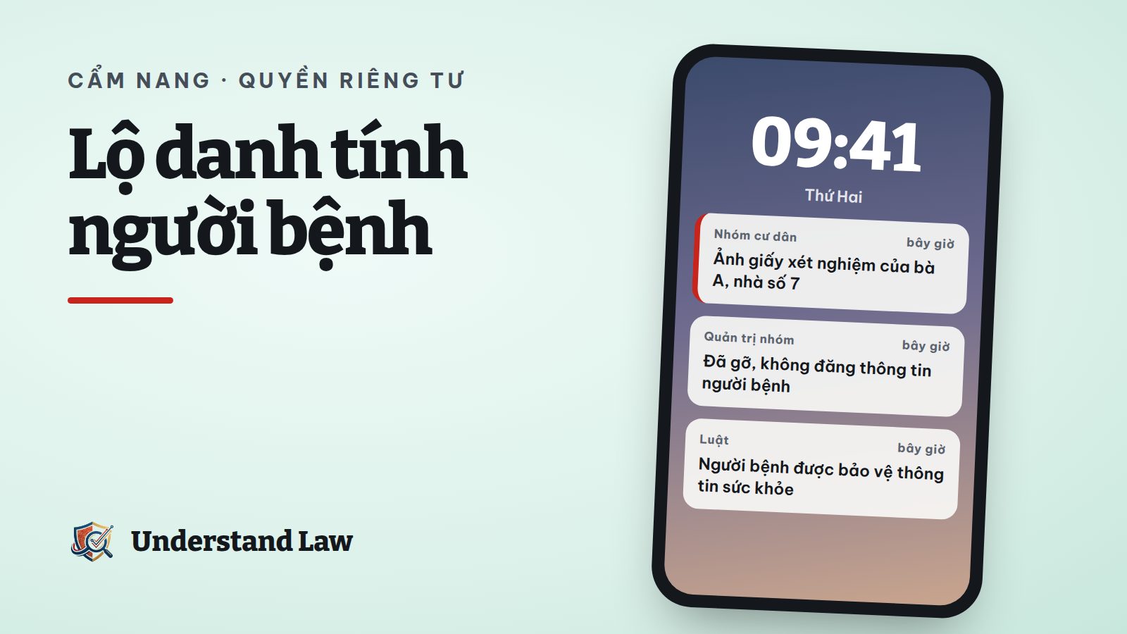 Ảnh giấy xét nghiệm bị che tên trong nhóm chat