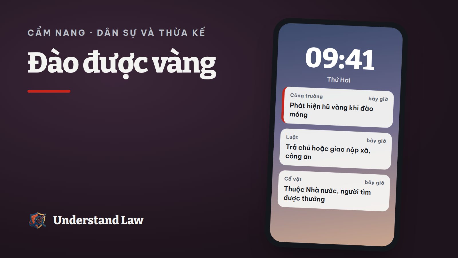 Chiếc hũ sành chứa vàng lộ ra dưới hố móng nhà