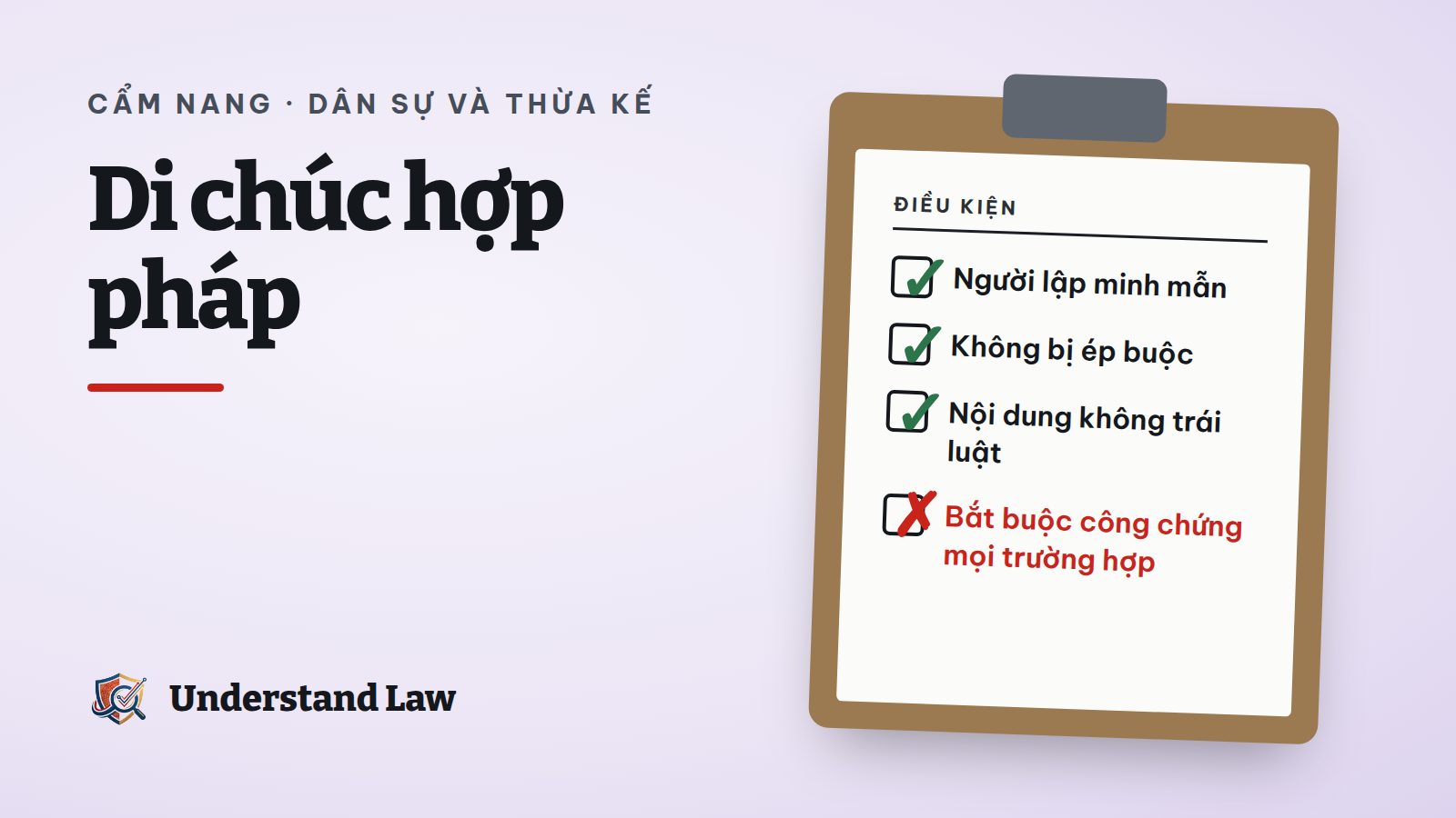 Tờ di chúc viết tay cùng chiếc bút máy trên bàn gỗ