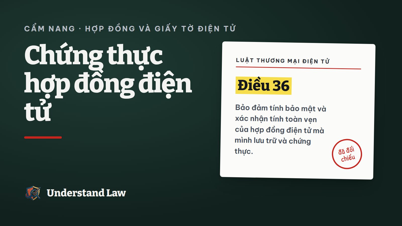 Hợp đồng điện tử có dấu xác nhận toàn vẹn
