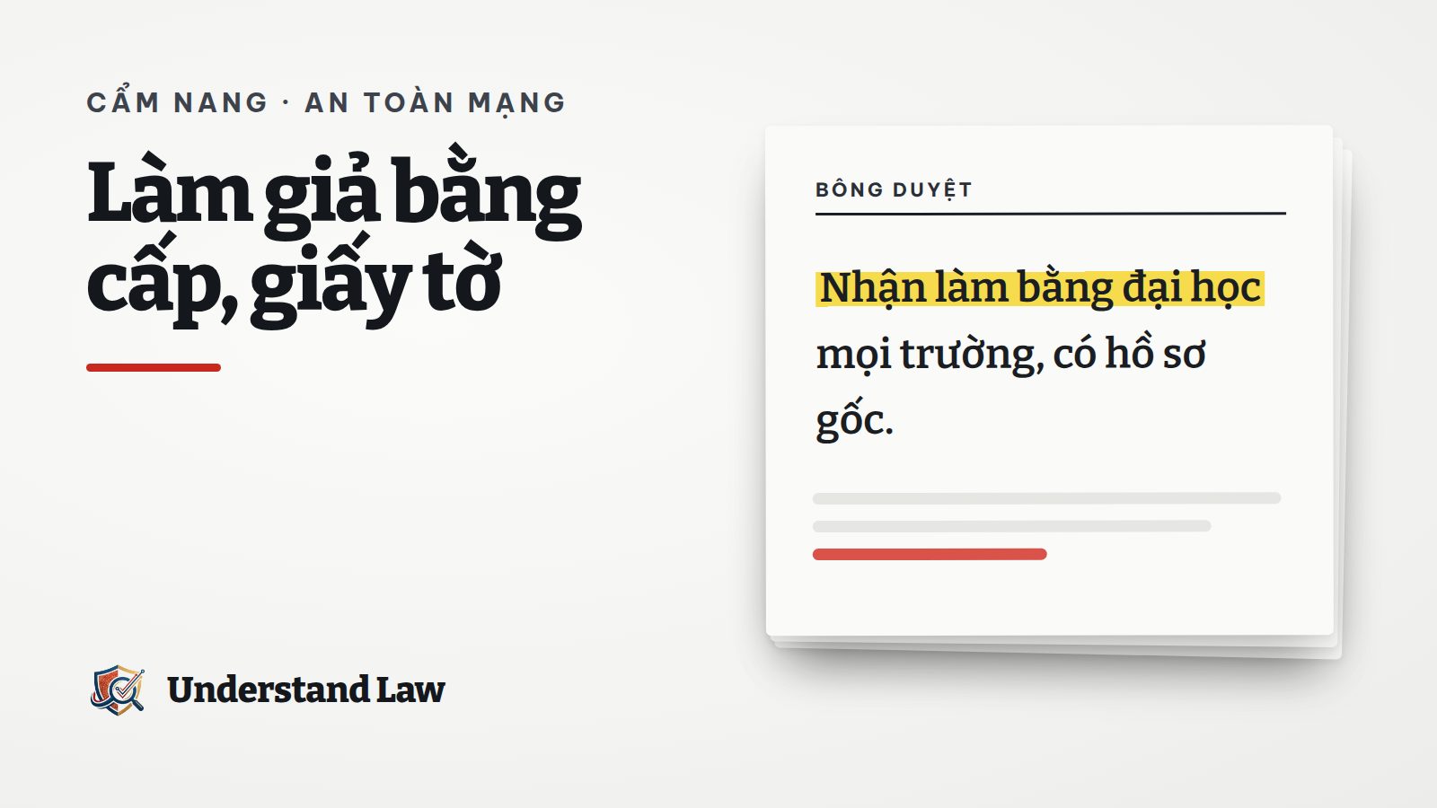 Tờ bông duyệt với câu nhận làm bằng đại học mọi trường được tô vàng