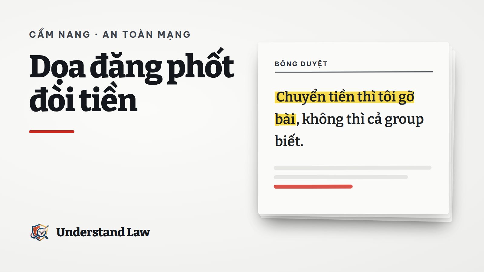 Tờ bông duyệt với câu chuyển tiền thì tôi gỡ bài được tô vàng