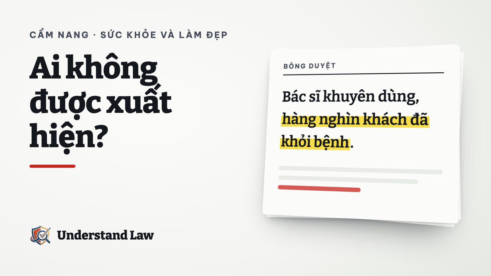 Tờ bông duyệt minh hoạ bài: Ai không được xuất hiện?
