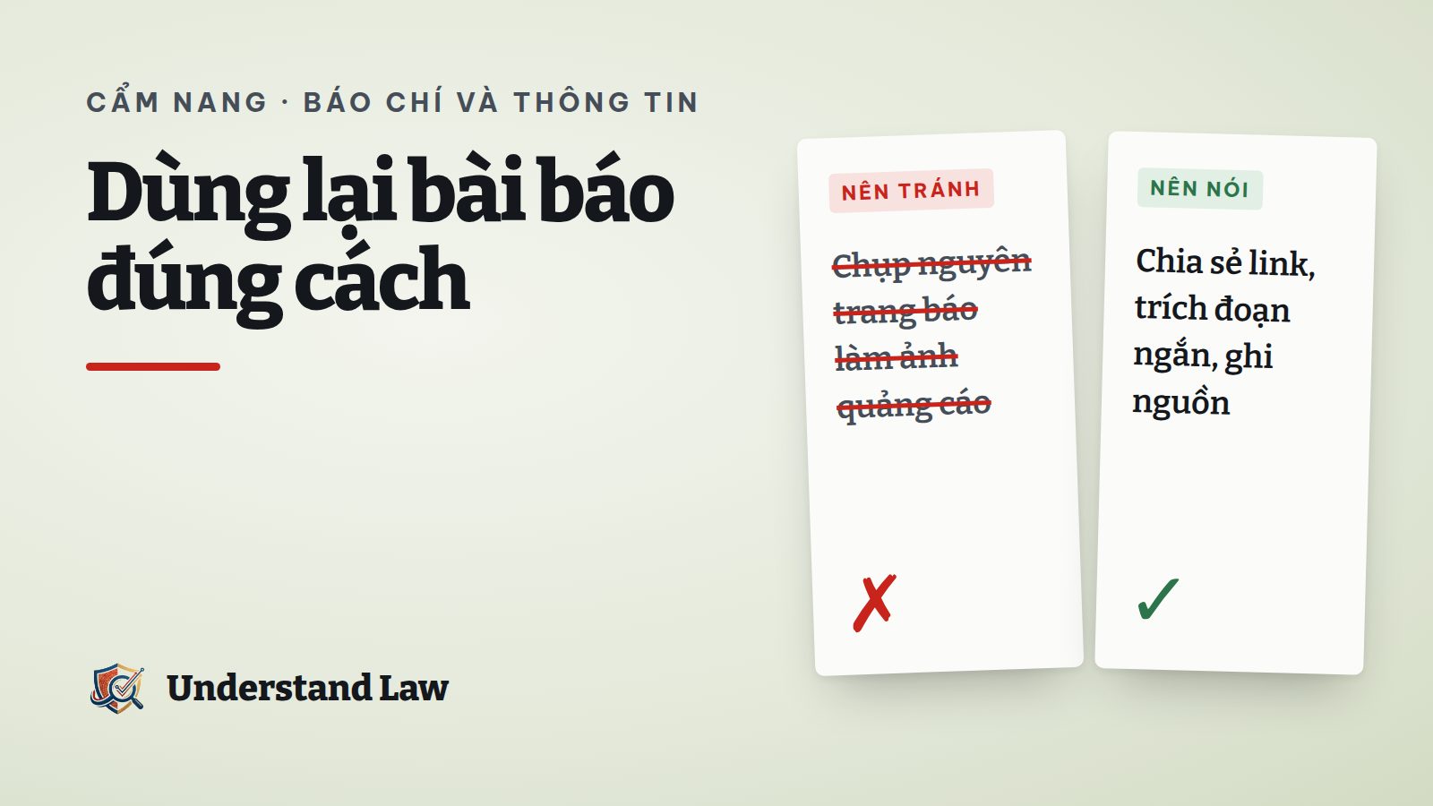 Bảng so sánh chụp nguyên bài báo và chia sẻ link kèm trích đoạn ngắn