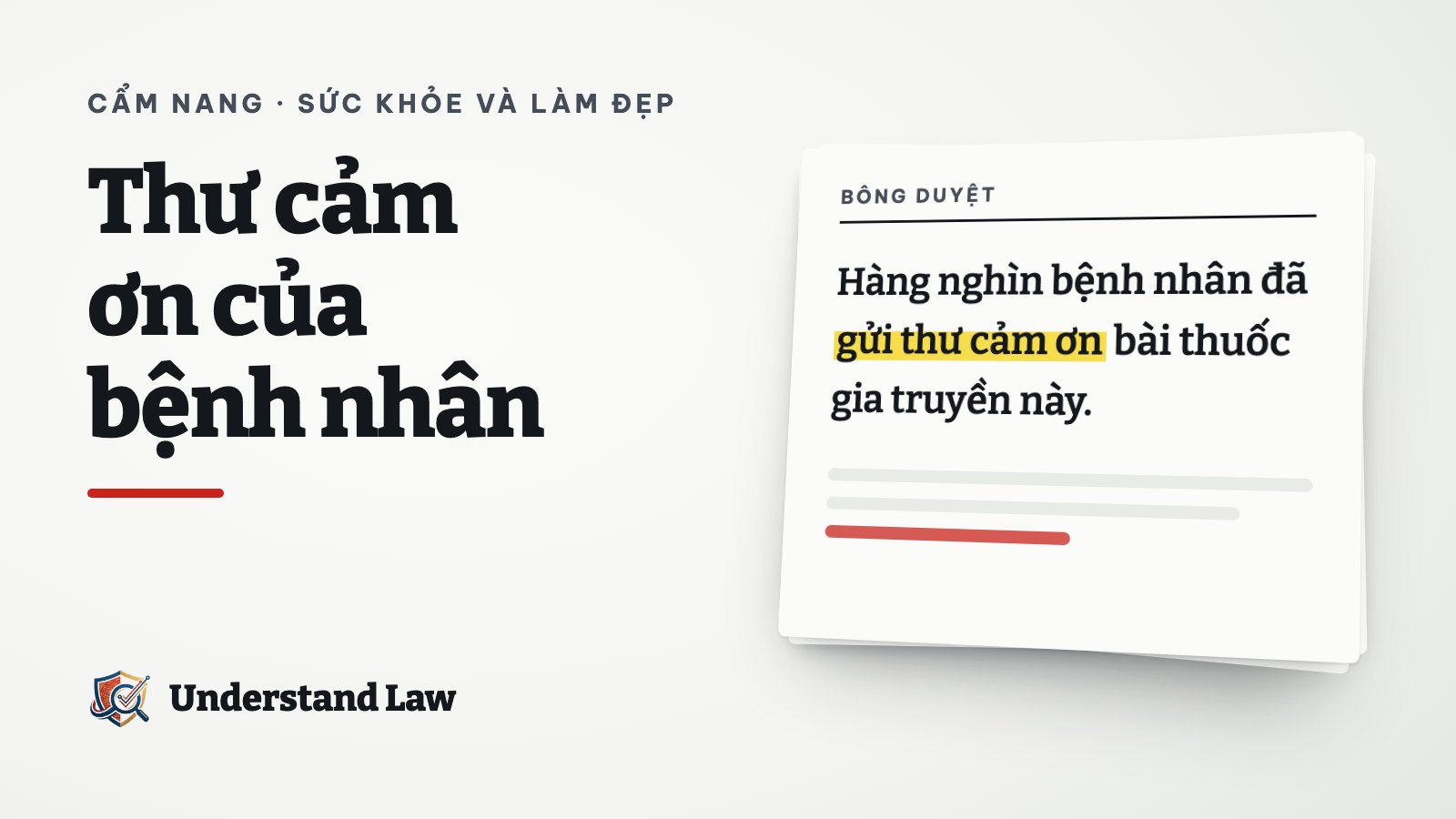 Tờ bông duyệt với cụm gửi thư cảm ơn bị bút đỏ đánh dấu