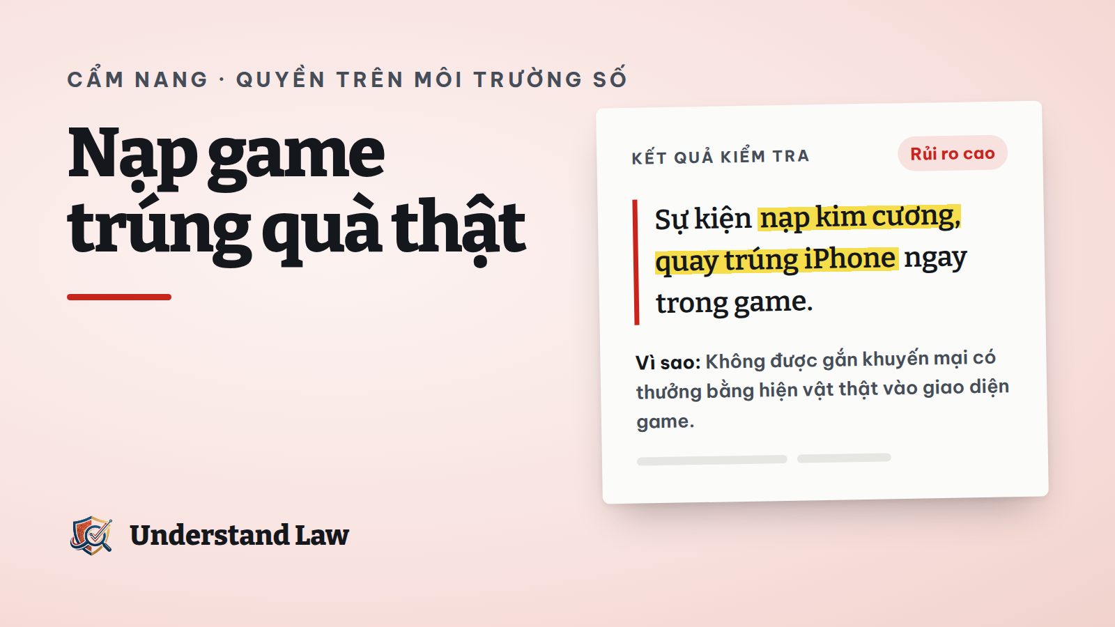 Banner nạp game trúng điện thoại bị gạch bỏ