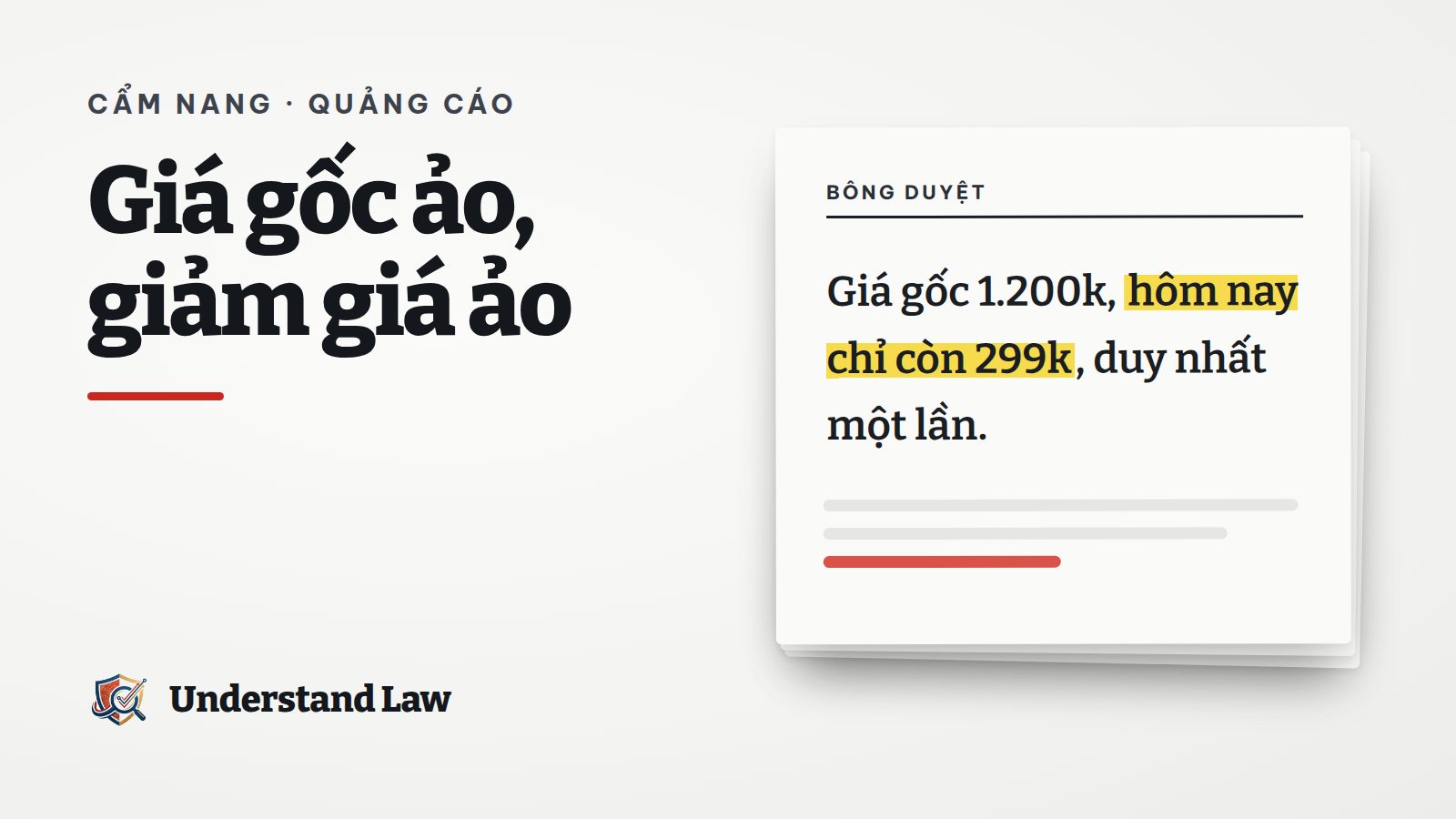 Tờ bông duyệt với câu giá gốc bị gạch và mức giảm 70% được tô vàng