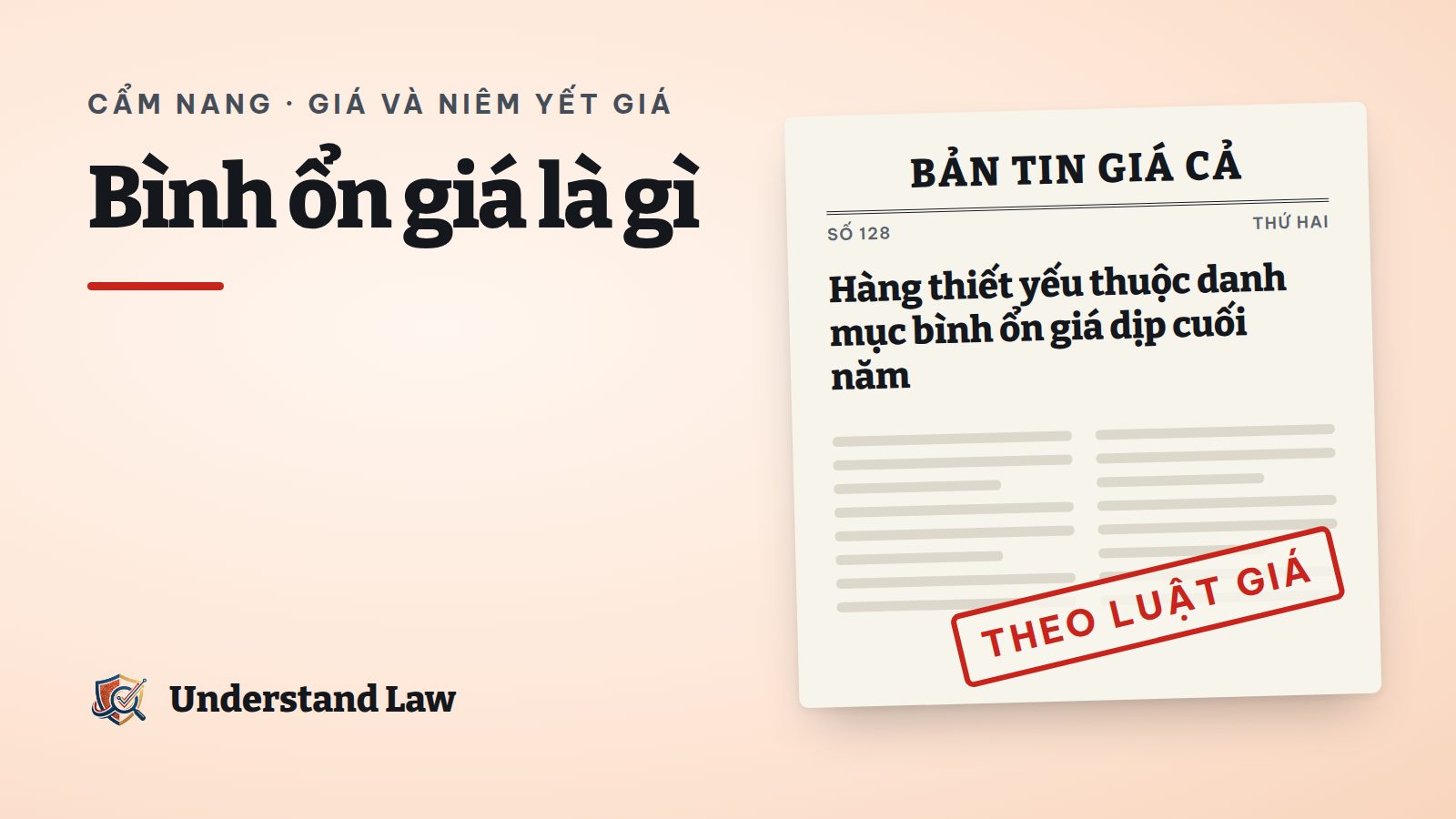 Giỏ hàng thiết yếu với nhãn bình ổn giá