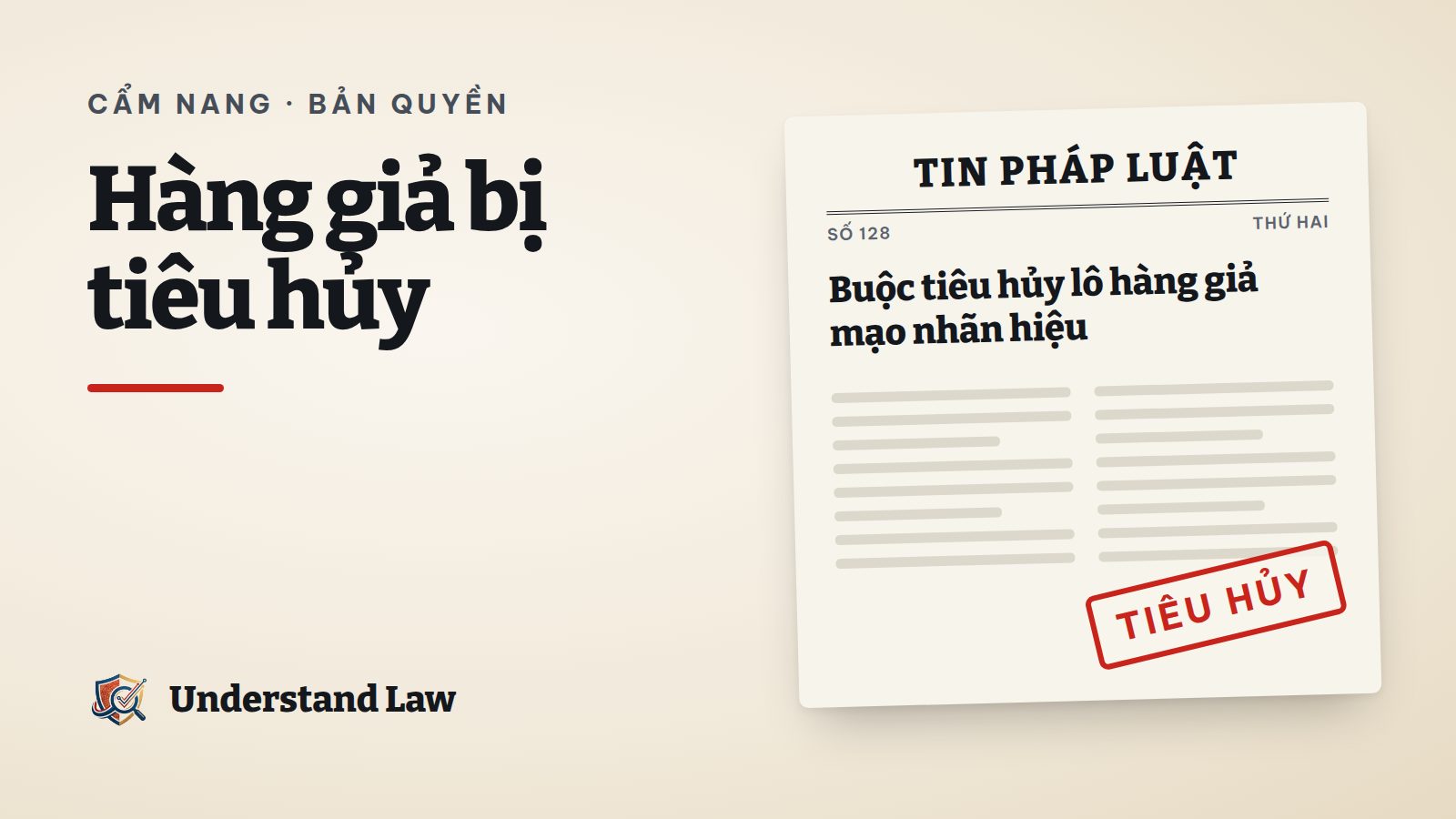 Kho hàng giả bị niêm phong chờ tiêu hủy