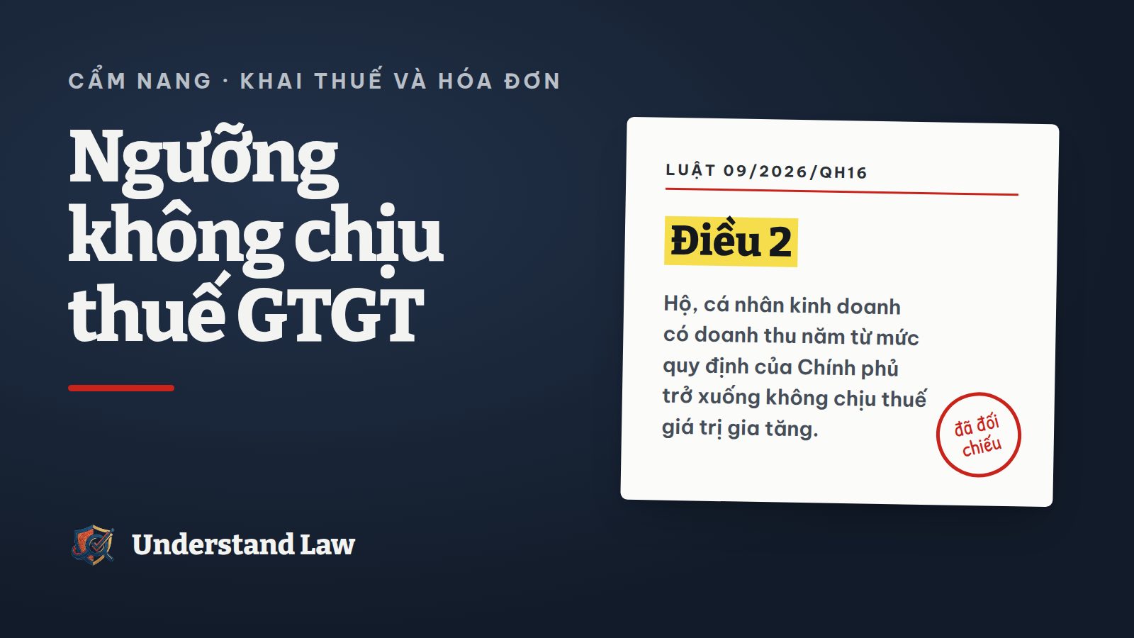 Biểu đồ doanh thu năm với vạch ngưỡng do Chính phủ quy định