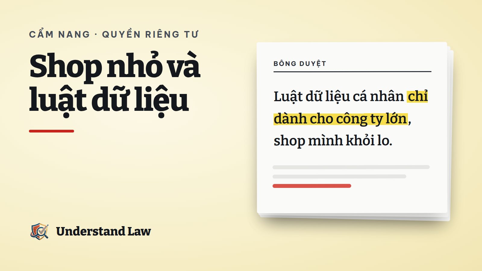 Tờ bông duyệt với câu luật dữ liệu chỉ dành cho công ty lớn được tô vàng