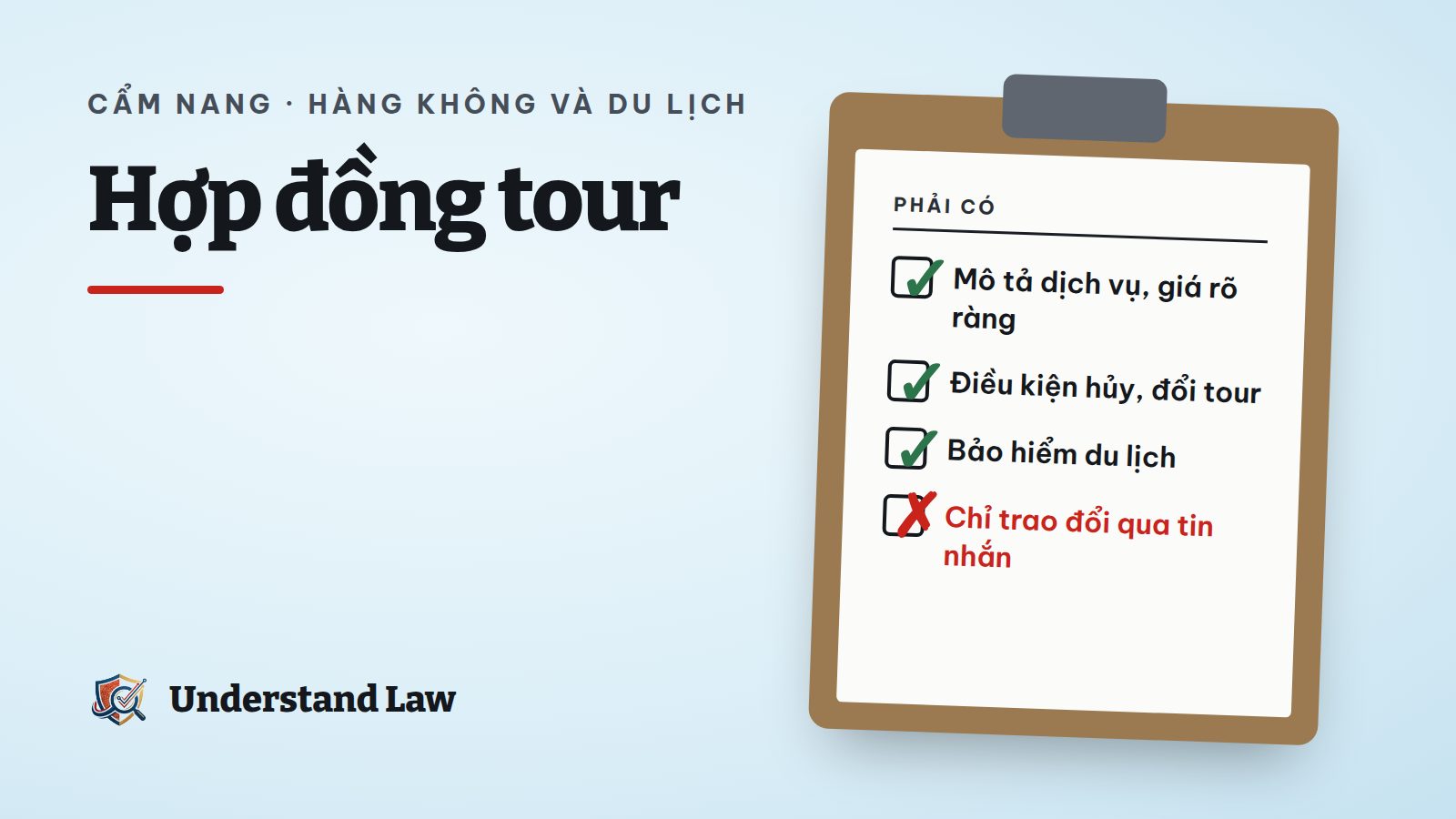 Bản hợp đồng tour du lịch kèm vé máy bay và bản đồ