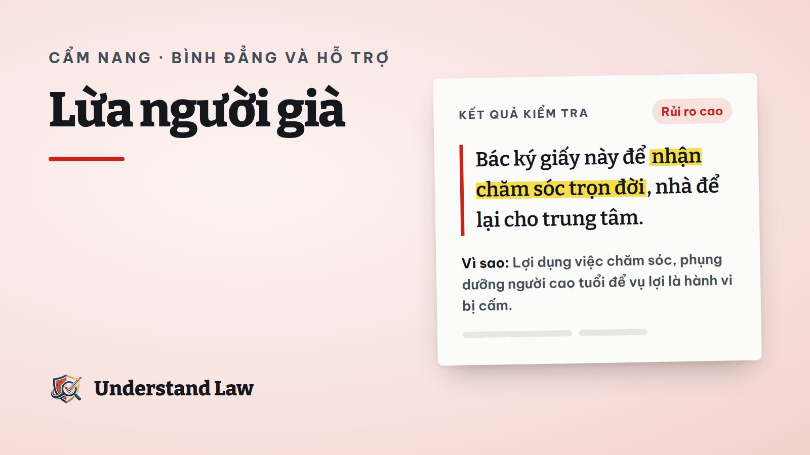 Bàn tay người già bị dẫn ký vào tờ giấy chuyển nhượng