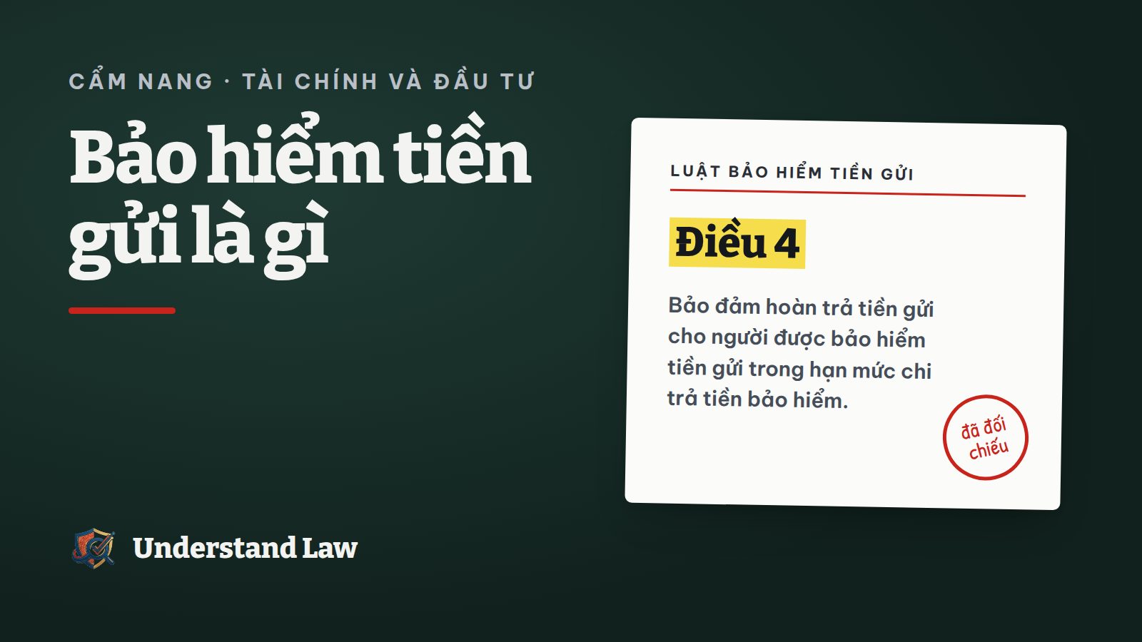 Sổ tiết kiệm có dấu bảo hiểm tiền gửi
