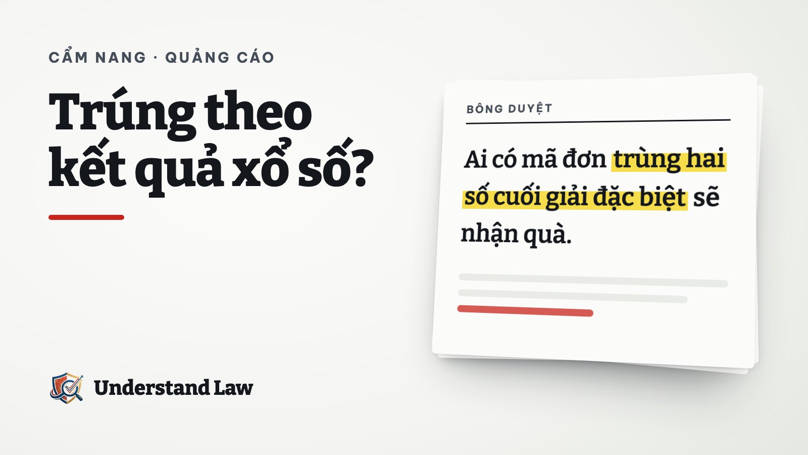 Tờ bông duyệt với cụm trùng hai số cuối giải đặc biệt bị bút đỏ đánh dấu