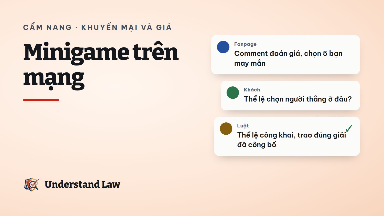 Điện thoại hiển thị bài đăng minigame với hộp quà và nút bình luận