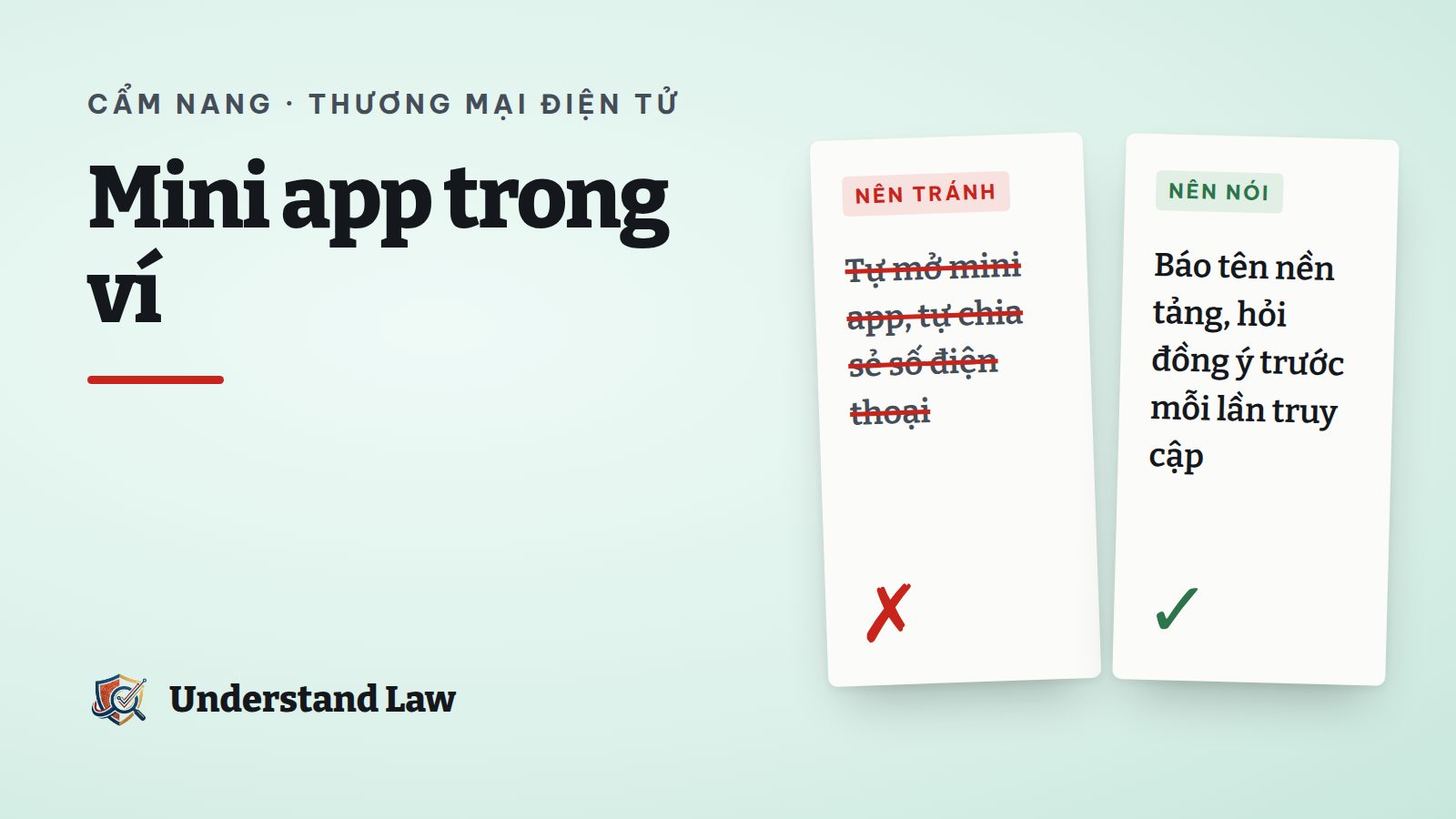 Hộp thoại xin đồng ý khi mở ứng dụng mua sắm trong ví điện tử