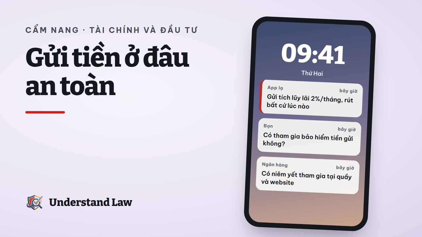 Biển thông báo tham gia bảo hiểm tiền gửi tại quầy giao dịch