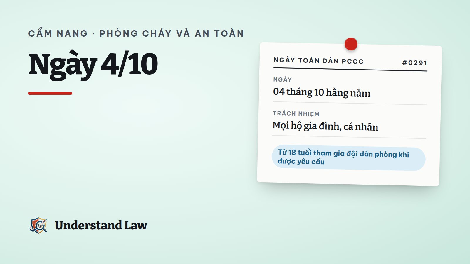 Lịch ngày 4 tháng 10 cạnh chiếc mũ lính cứu hỏa