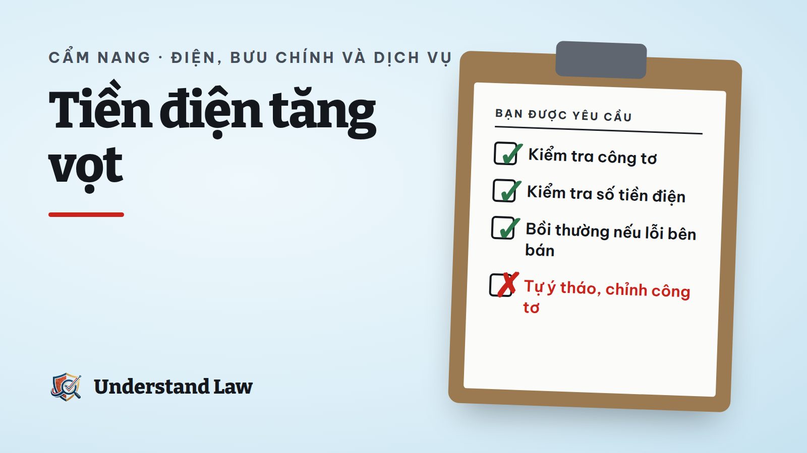 Công tơ điện với kính lúp và hóa đơn tăng cao