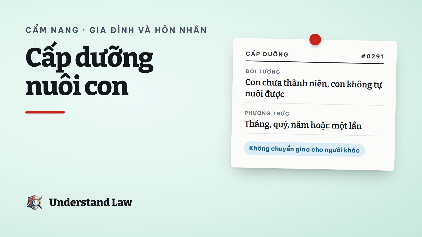 Phong bì tiền cấp dưỡng đặt cạnh cặp sách của trẻ