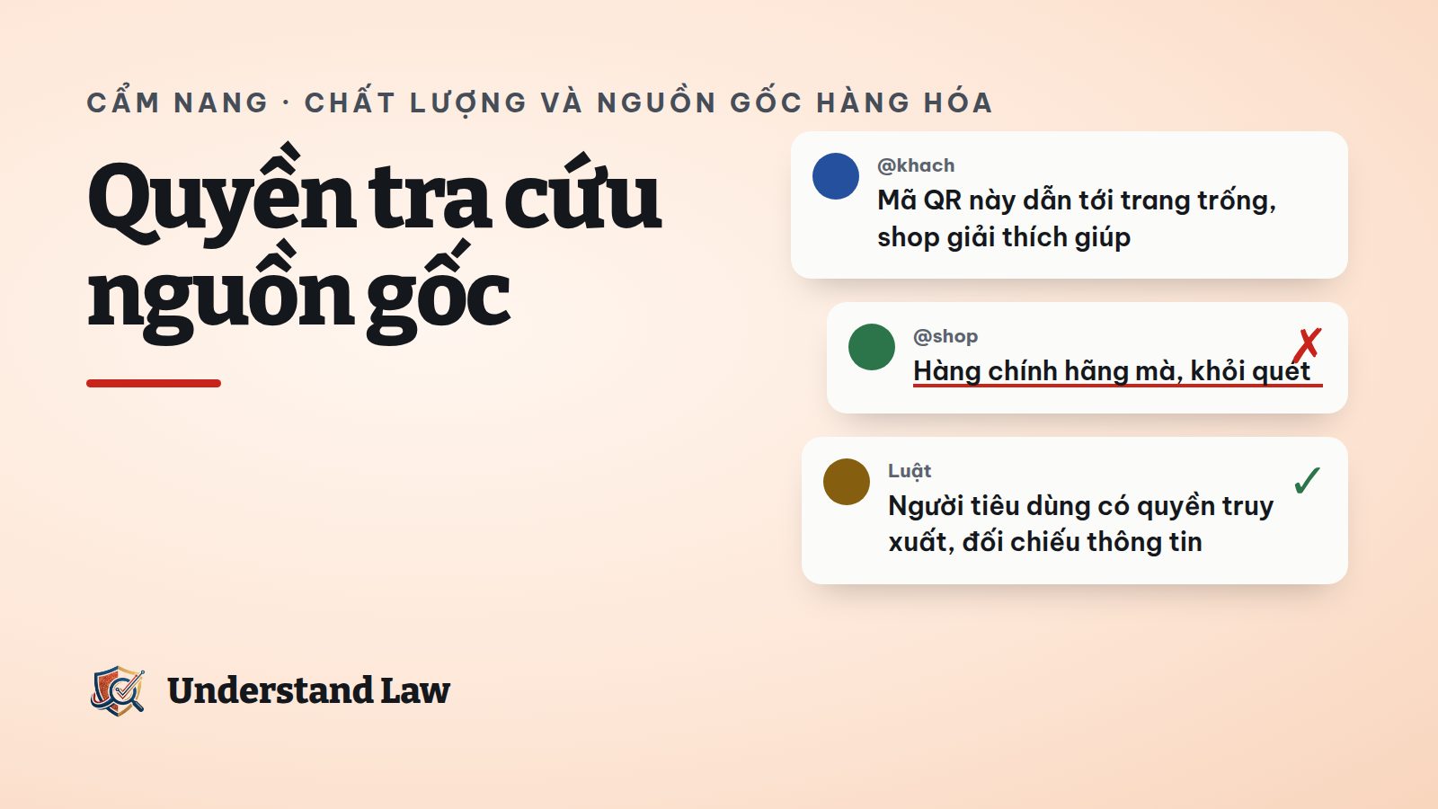 Người mua quét mã vạch trên sản phẩm