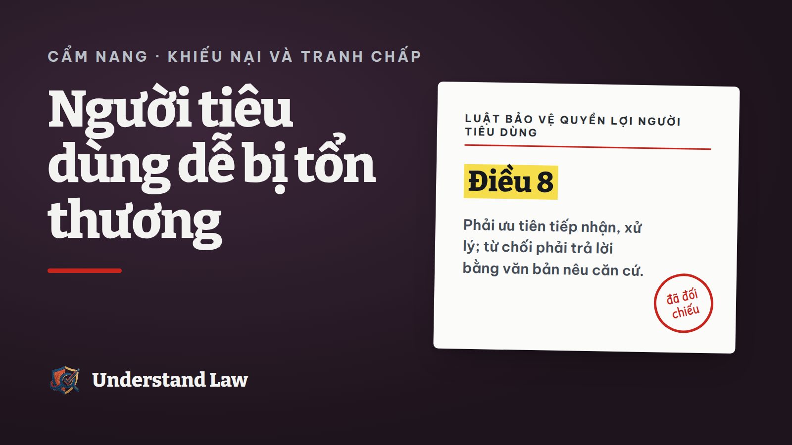 Thẻ trích Luật Bảo vệ quyền lợi người tiêu dùng về nhóm người tiêu dùng dễ bị tổn thương