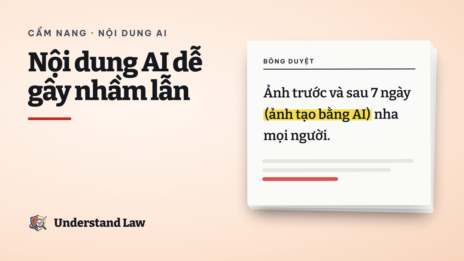 Tờ bông duyệt với câu ảnh trước và sau tạo bằng AI được tô vàng