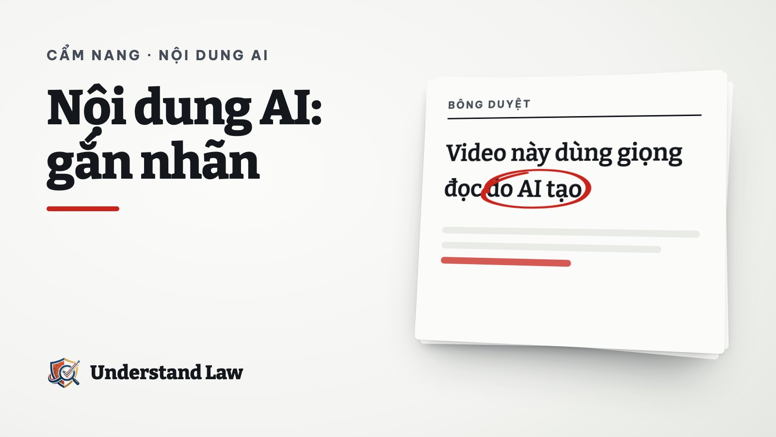 Tờ bông duyệt minh hoạ bài: Nội dung AI: gắn nhãn
