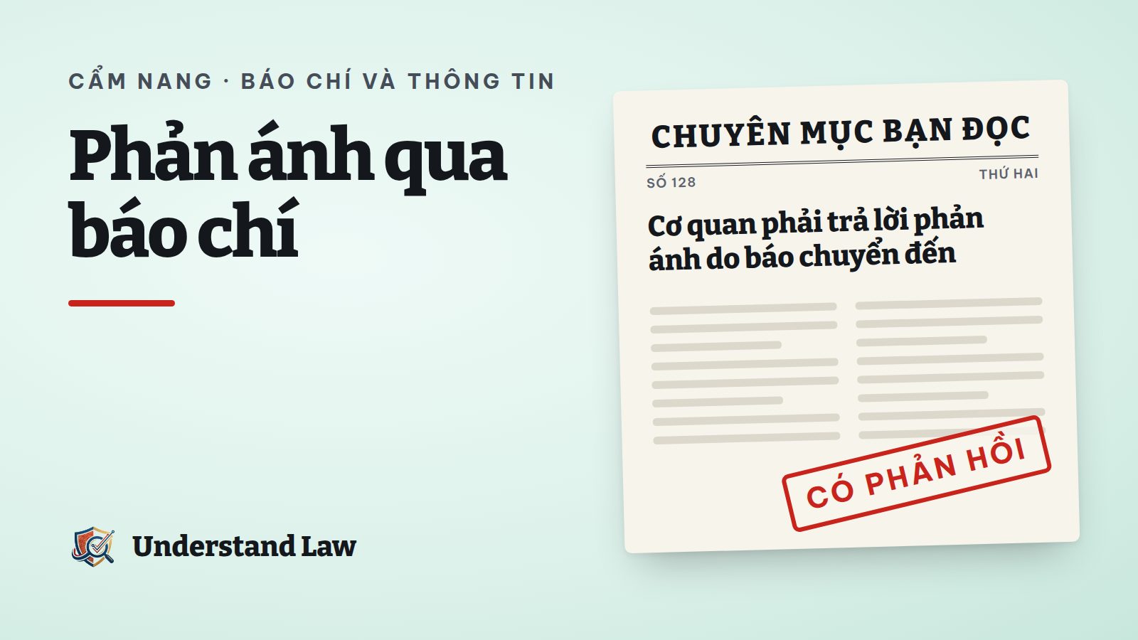 Chuyên mục bạn đọc phản ánh và văn bản trả lời của cơ quan