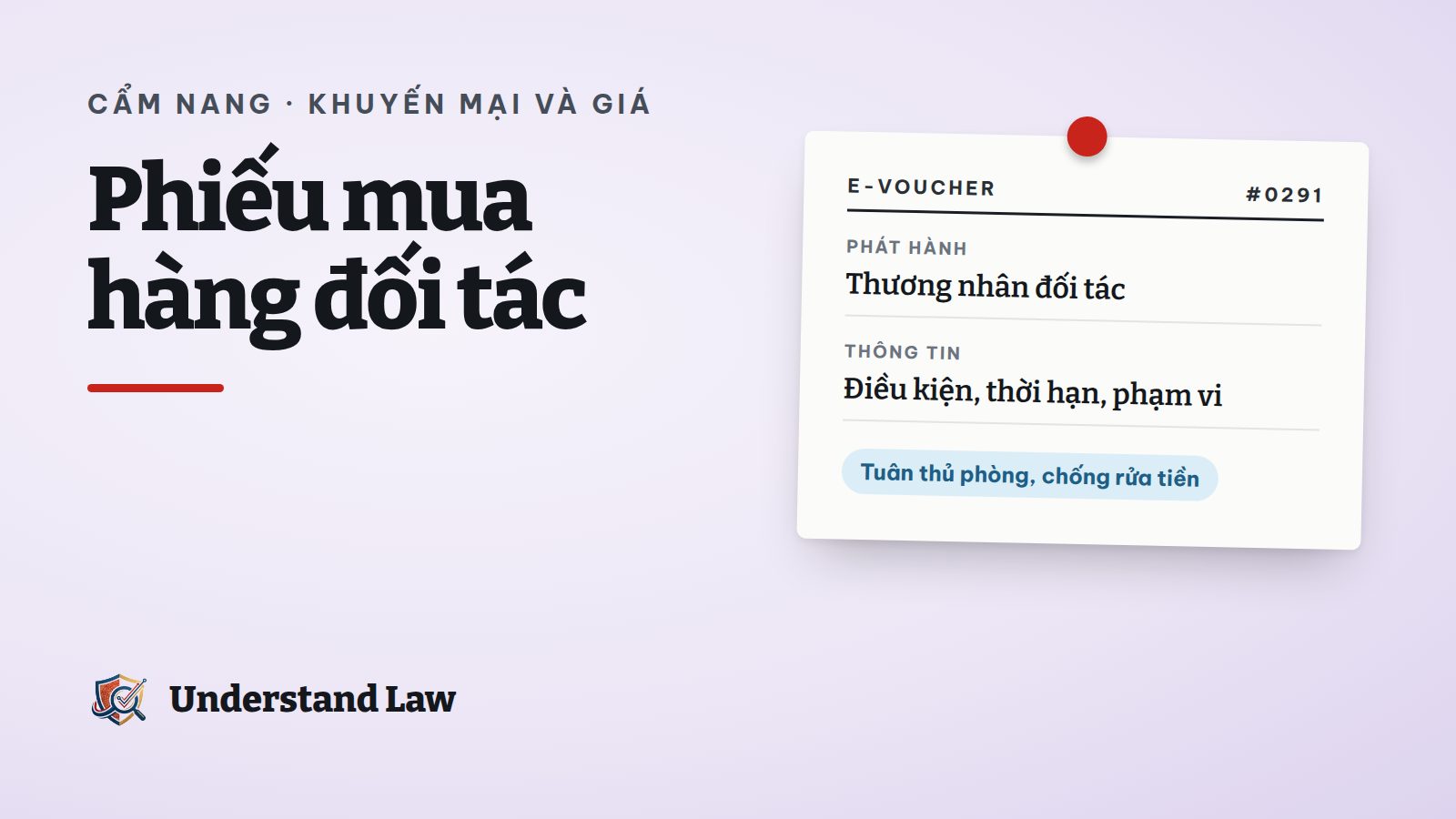 Phiếu quà tặng in logo hai thương hiệu đặt cạnh nhau