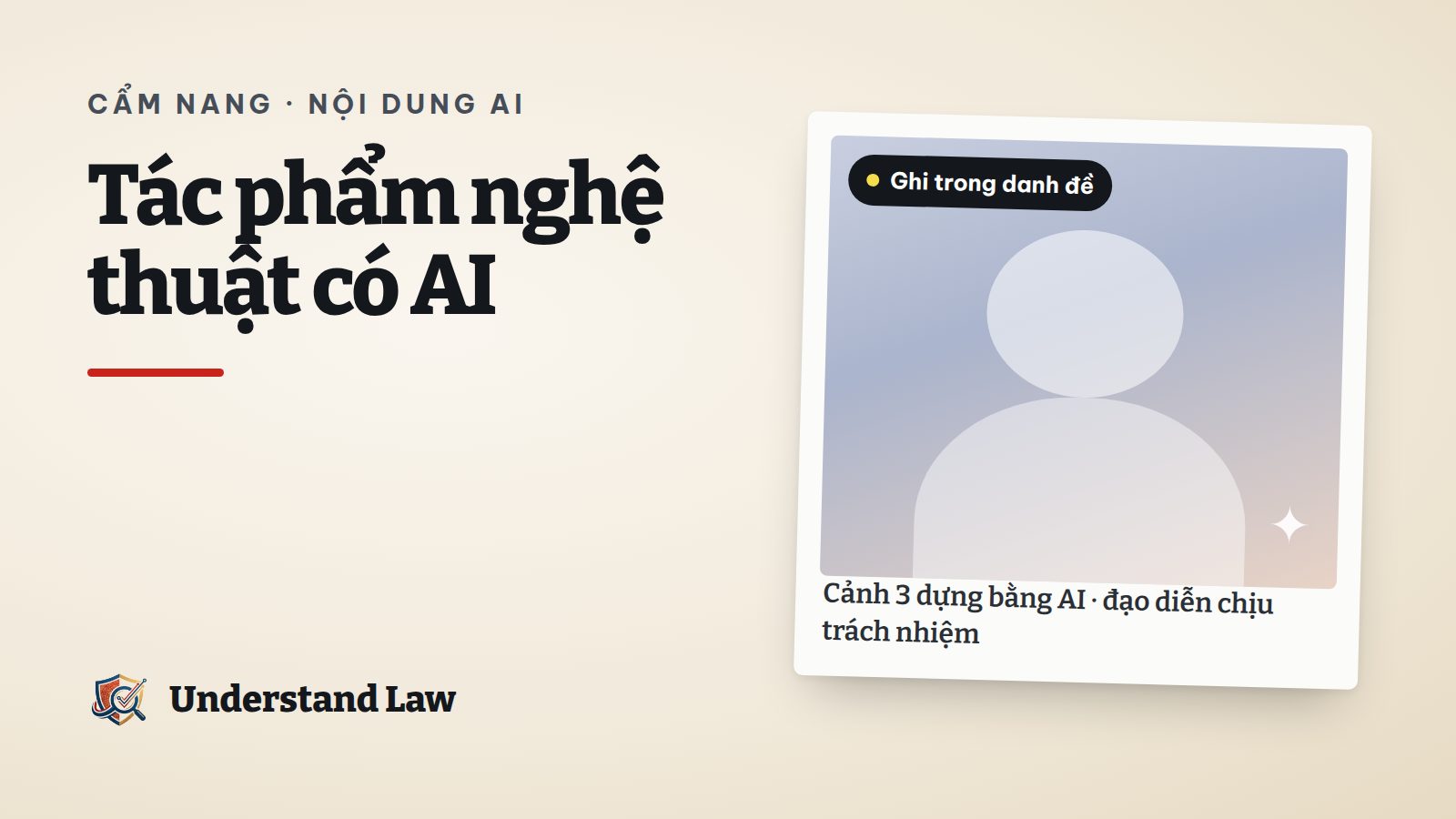 Khung phim có dòng ghi chú cảnh dựng bằng AI ở phần danh đề