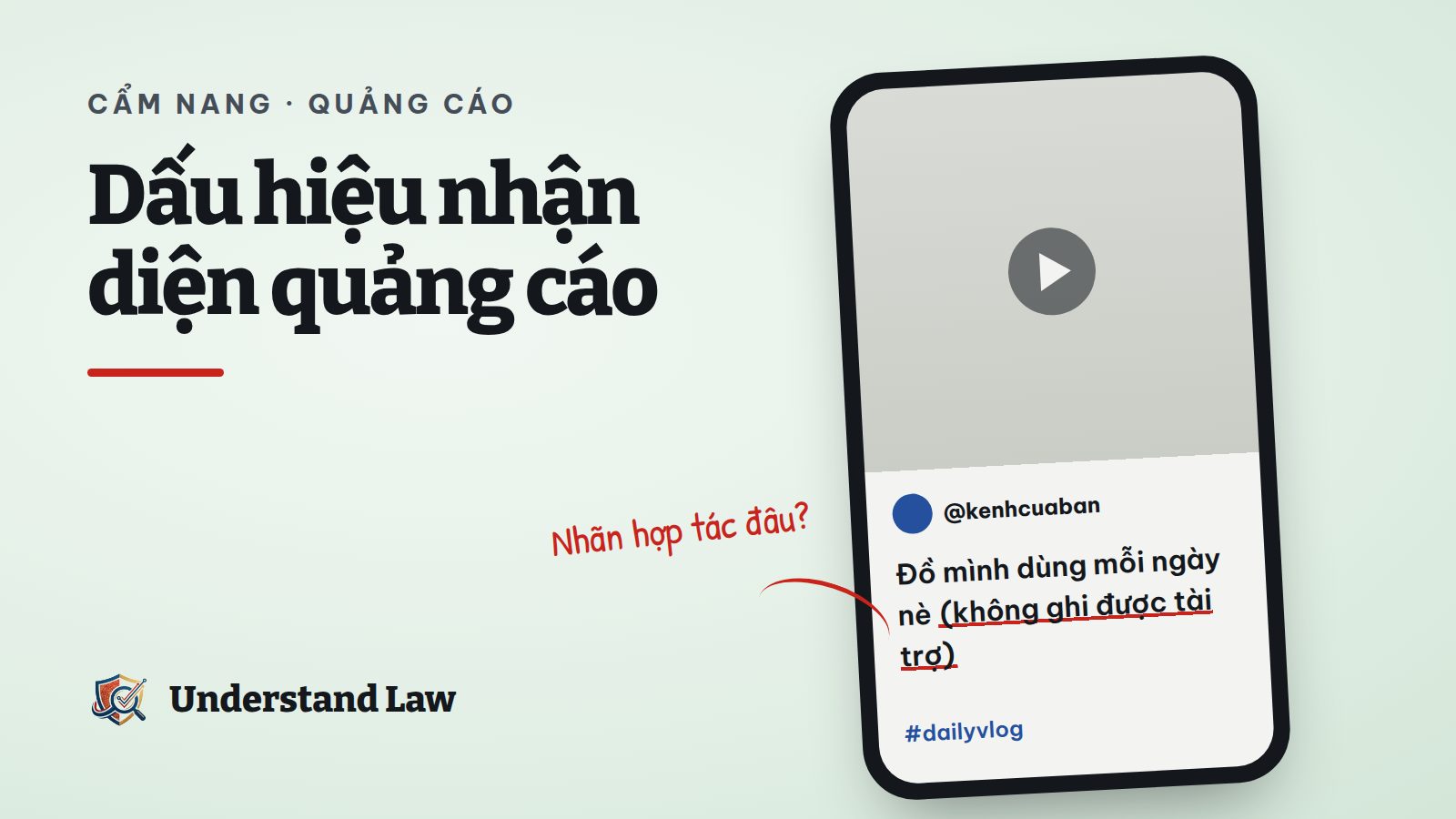 Khung điện thoại với video quảng cáo không có nhãn được tài trợ
