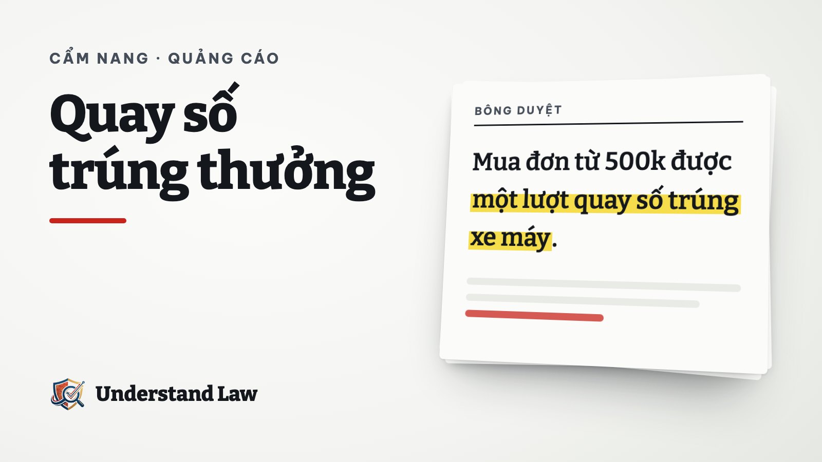 Tờ bông duyệt với cụm một lượt quay số trúng xe máy bị bút đỏ đánh dấu