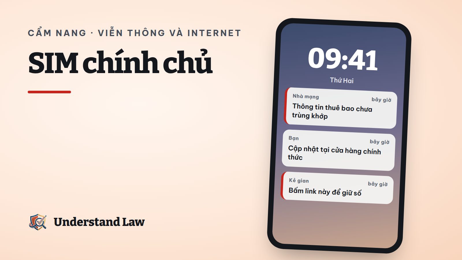 Chiếc SIM đặt trên thẻ căn cước với dấu tích xanh