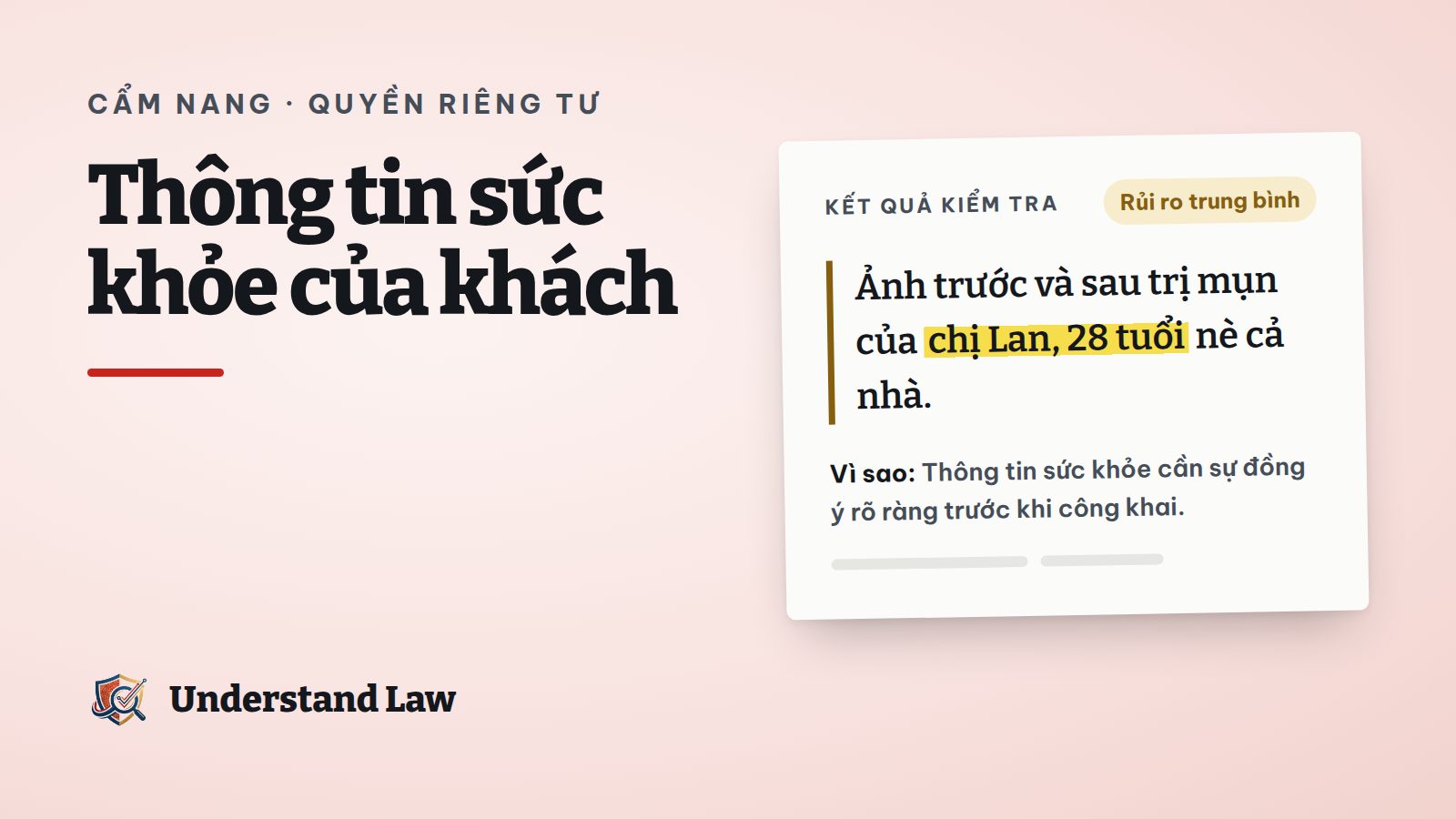 Kết quả kiểm tra rủi ro trung bình cho bài đăng ảnh trước và sau điều trị kèm tên khách
