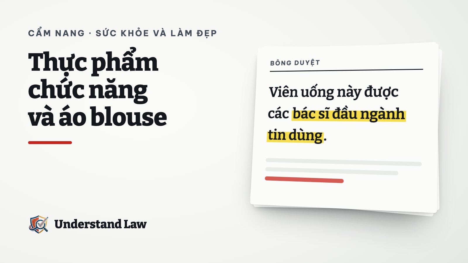 Tờ bông duyệt với cụm bác sĩ đầu ngành tin dùng bị bút đỏ đánh dấu