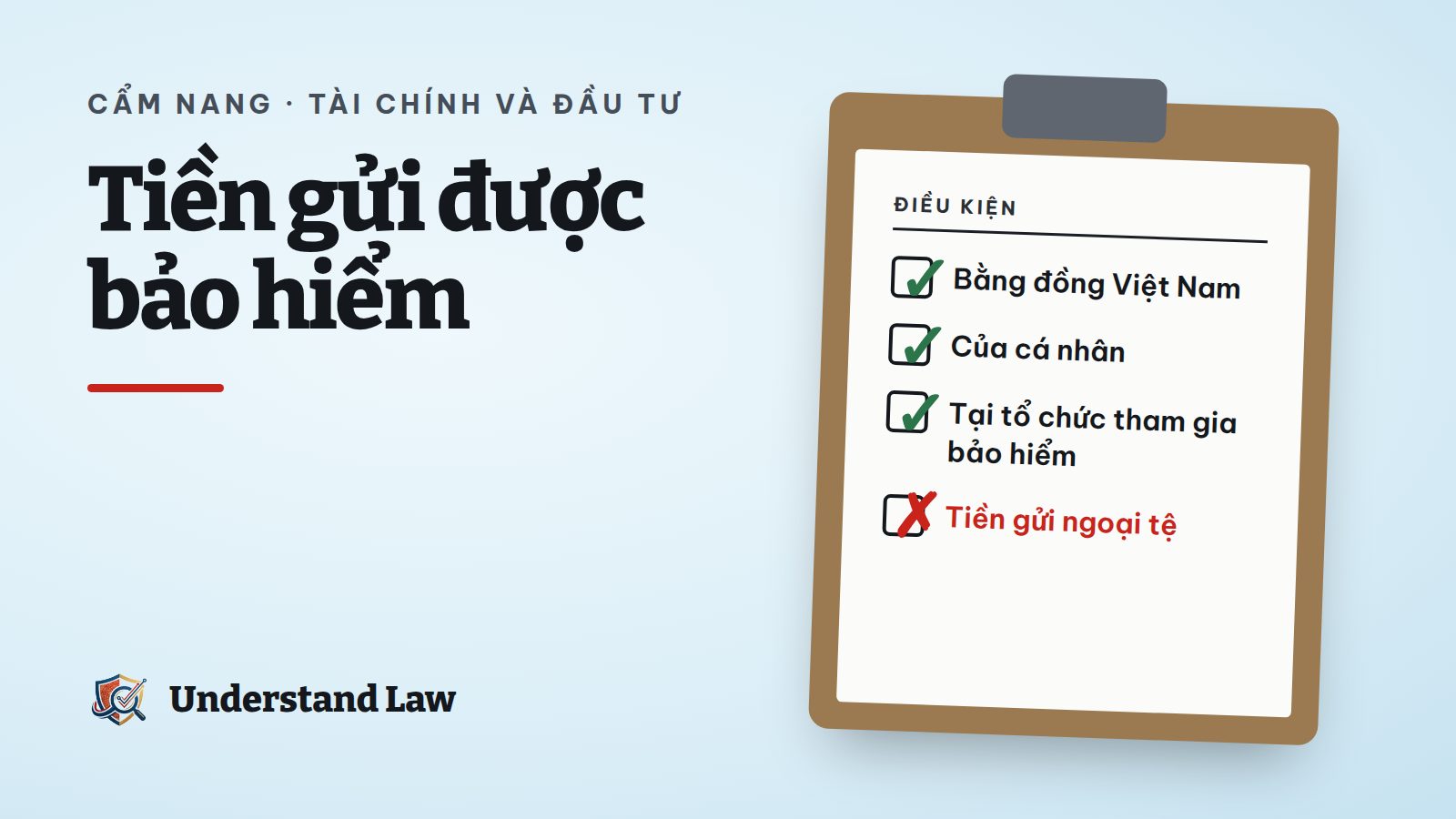 Các loại tiền gửi được và không được bảo hiểm