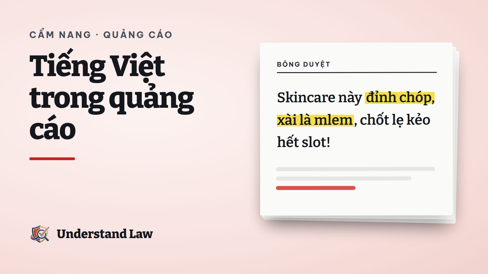 Tờ bông duyệt với câu đỉnh chóp xài là mlem được tô vàng